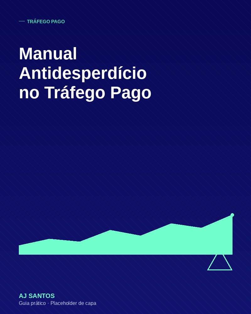 Capa: Manual Antidesperdício no Tráfego Pago